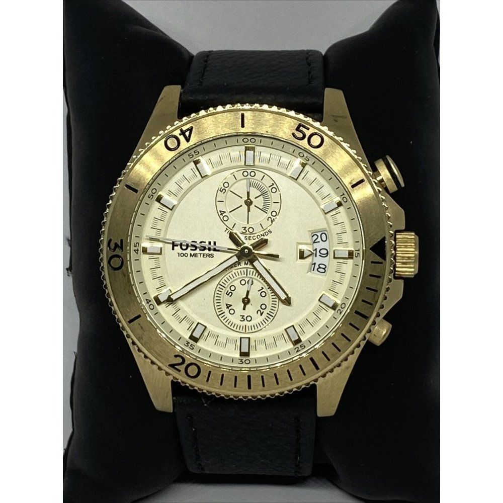 Fossil Wakefield CH2974 Men's Leather Analog Champ